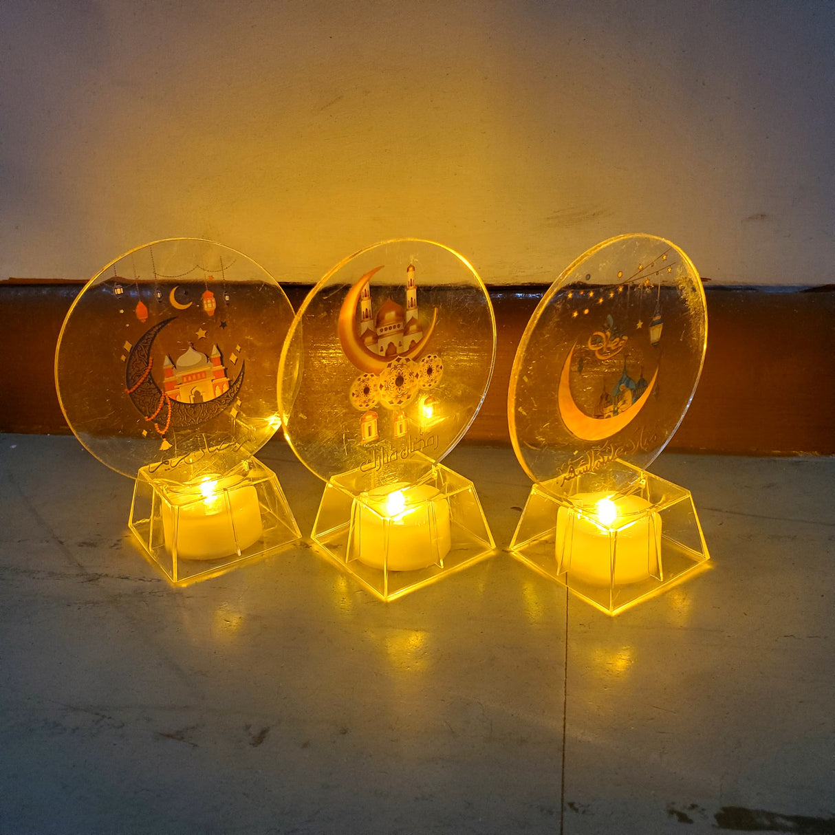 Ramadan Mubarak Led Candle/Ramadan Decor