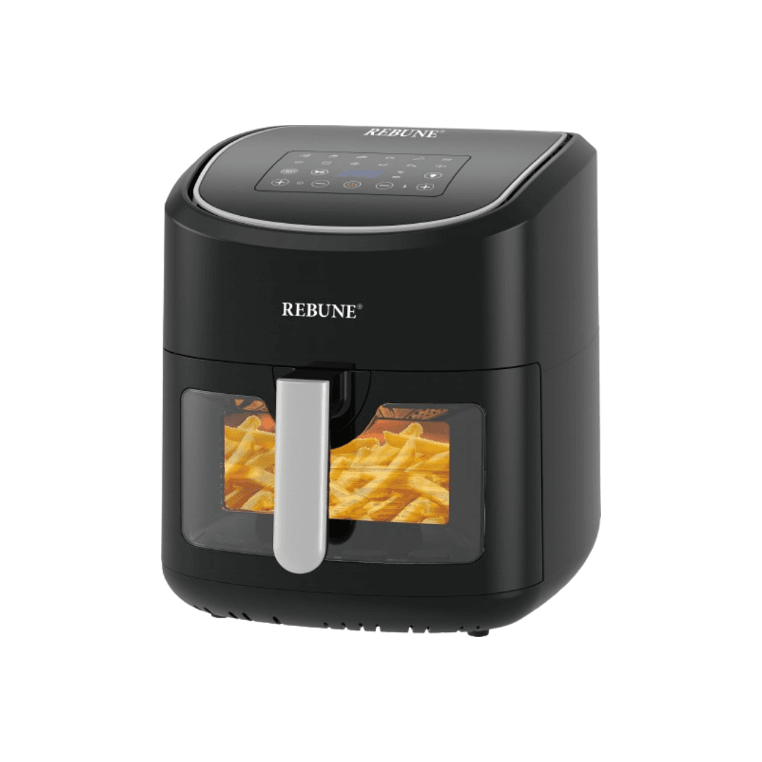 Rebune Air Fryer with Digital Screen, 7.5 Liter Capacity, 1800 Watts