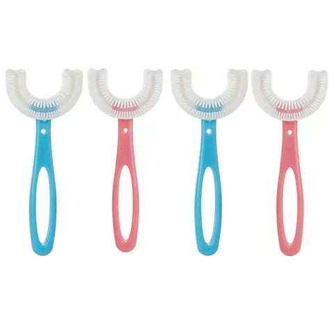 2pcs Reusable Silicone toothbrush