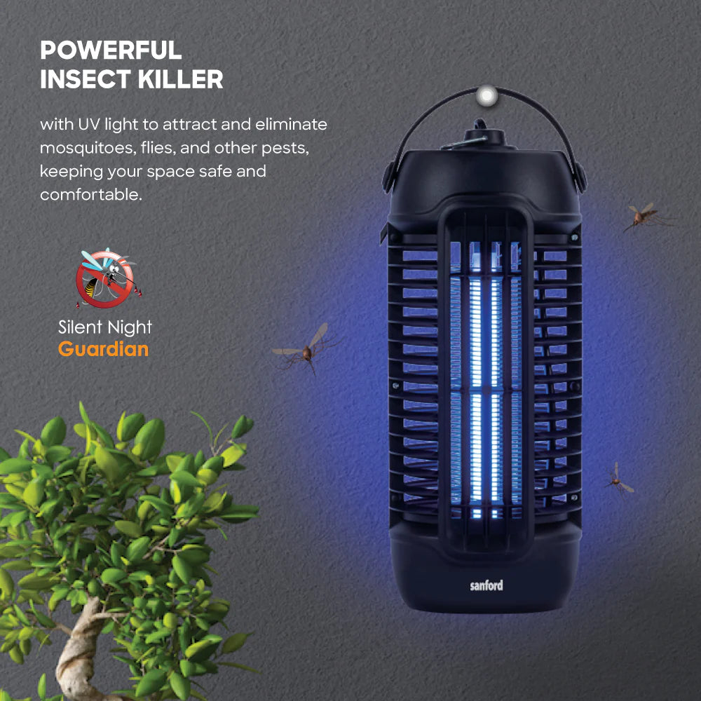 Sanford Electric Mosquito Zapper | 1500V Power | UV High-Attraction Tube | Rust-Resistant | Eco-Friendly & Non-Toxic