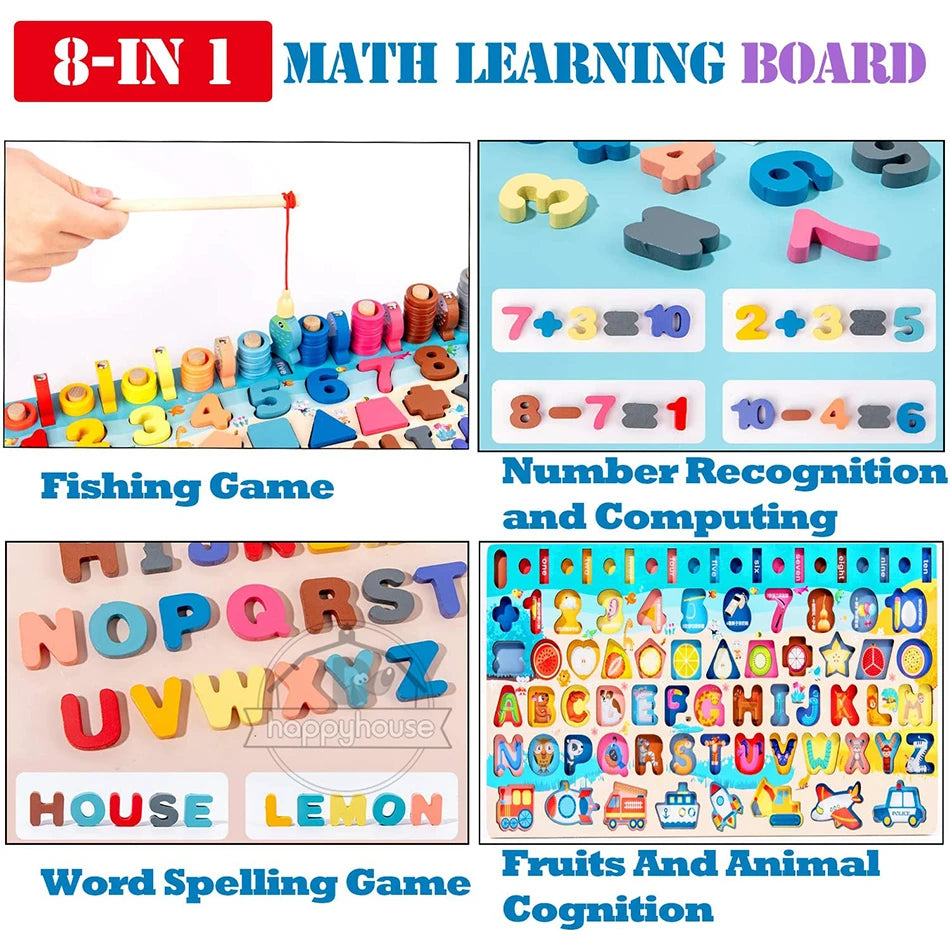 8 in 1 montessori board