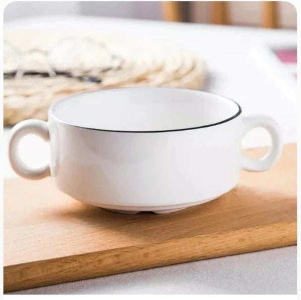 6pcs Creative Ceram Soup/breakfast cereal bowls