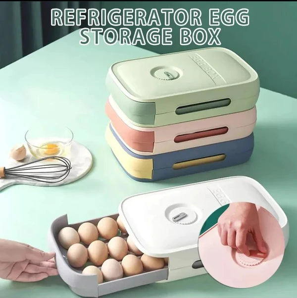 Auto roll egg storage box/ sliding egg box