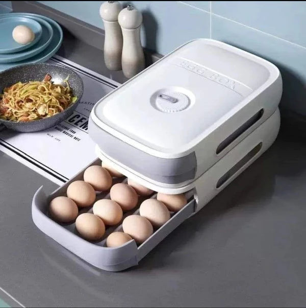 Auto roll egg storage box/ sliding egg box