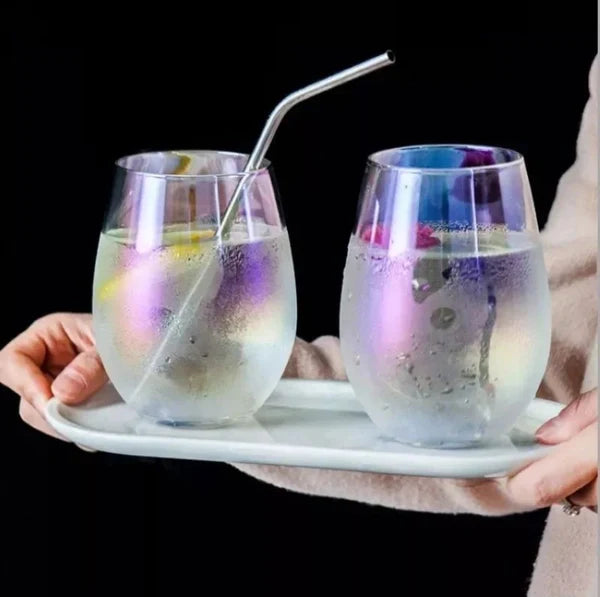 6pcs Creative Stemless Rainbow Glasses