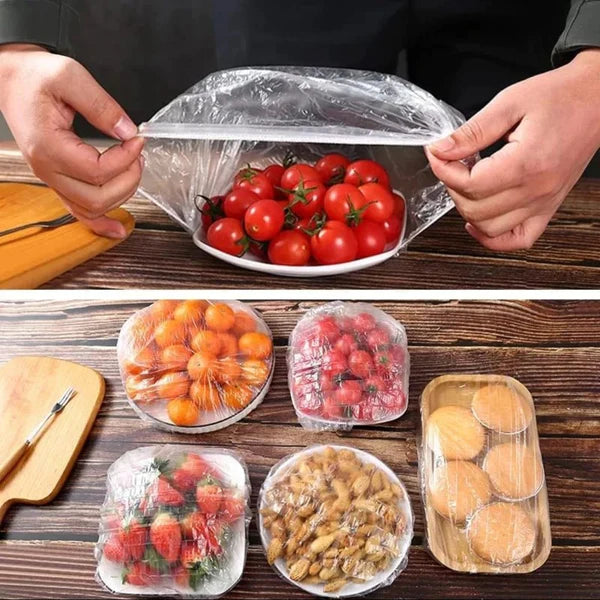 Elastic Food Wraps 100pcs