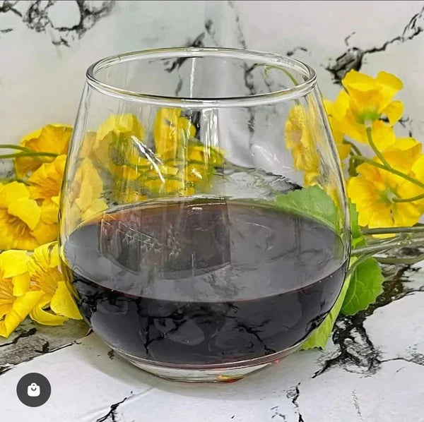 6pcs 550ml Stemless wine glasses