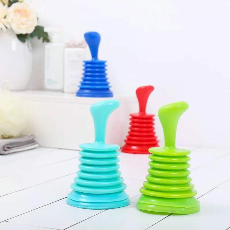 Silicone sink unblocker/plunger
