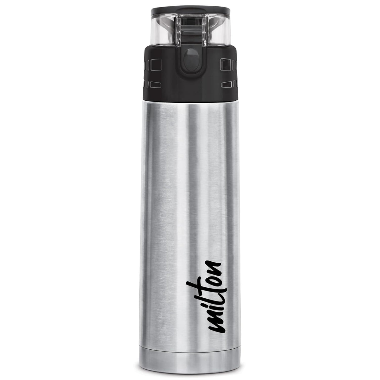 Milton Atlantis Thermosteel Water Bottle 400ml Vacuum Insulated Flask – Leakproof, BPA-Free Stainless Steel Thermos for Hot/Cold Drinks
