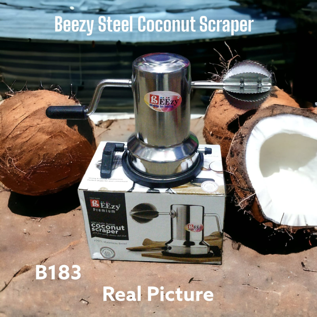 Stainless Steel Coconut Scraper