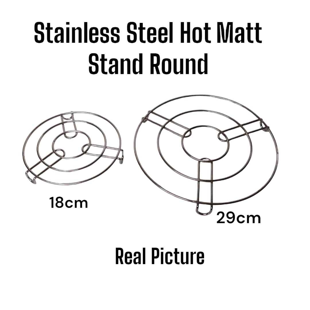 Stainless Steel Hot Matt Round