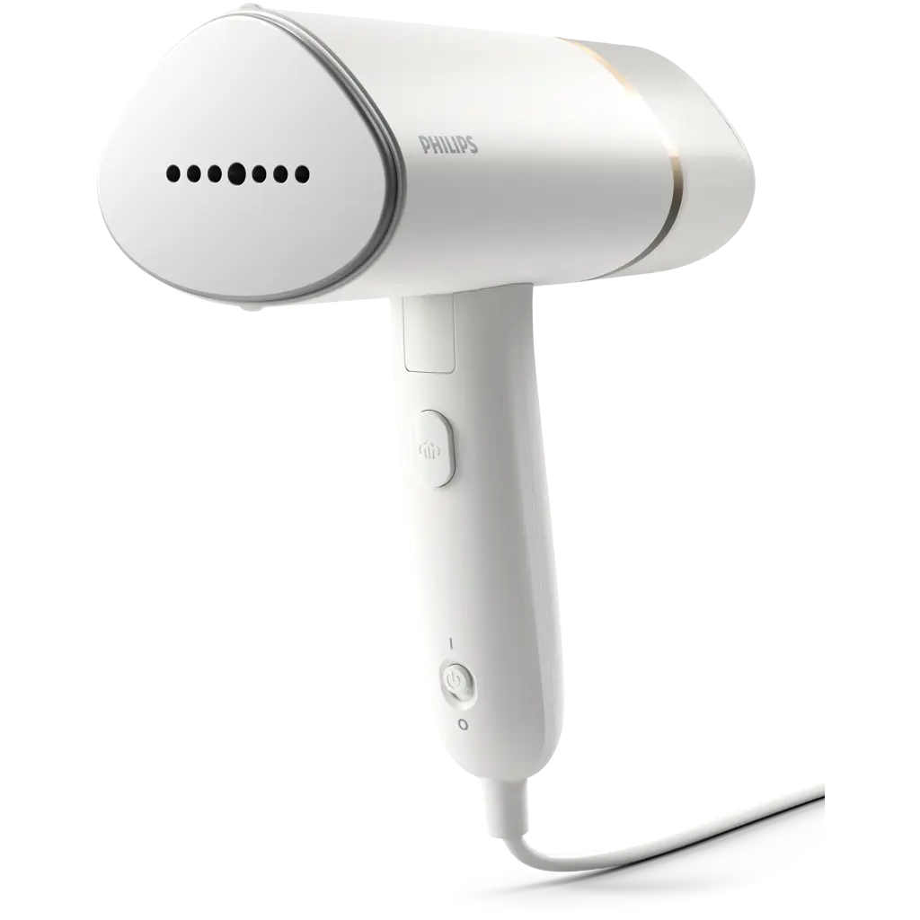 Philips 3000 Series Handheld Garment Steamer 1000W - Compact & Foldable, 100ml Detachable Tank, Ready in 30 Seconds