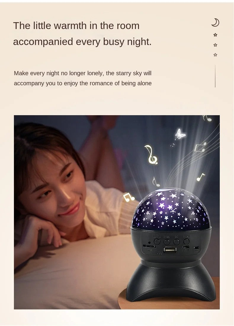 Star Projector sky Colorful Light, High Sound Bluetooth Speaker with colourful Sky light