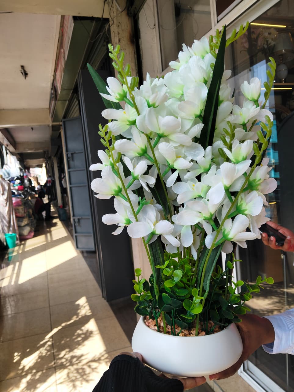 Table Top Big Potted Flowers