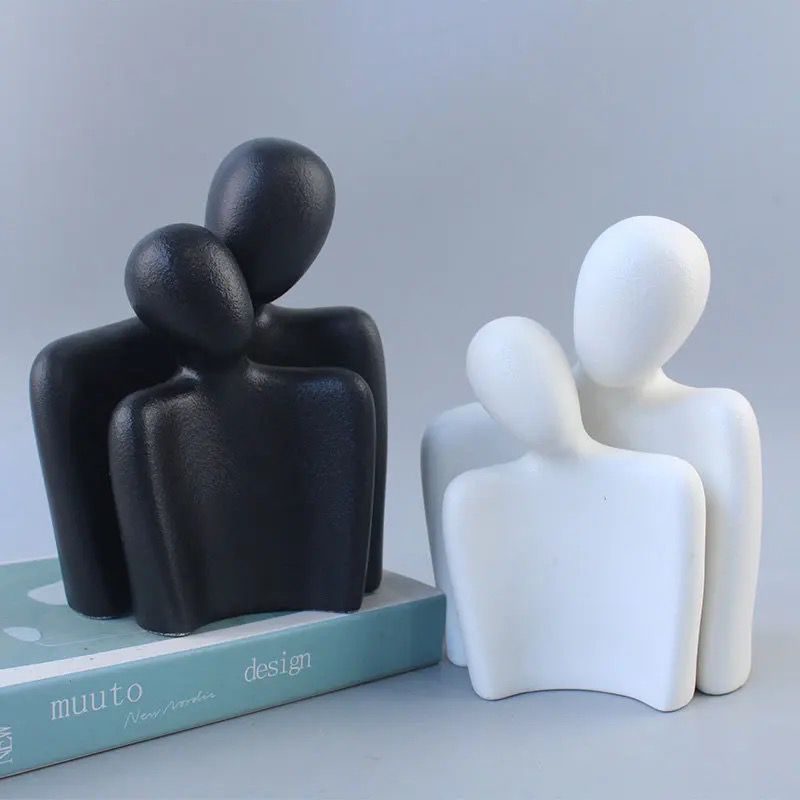 Unbreakable Abstract Couple Simple Modern Creative Art Decoration