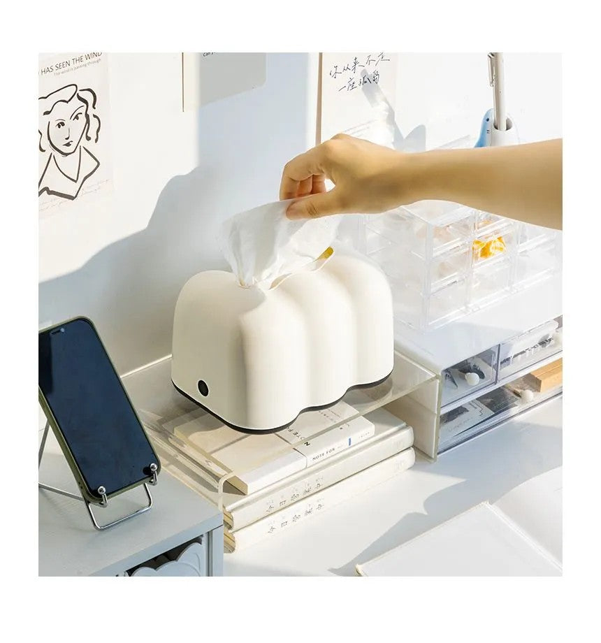Unique Clouds Tissue Storage Box Novelty Clouds Pattern Tissue Box Paper Case For Modern Room Accessory