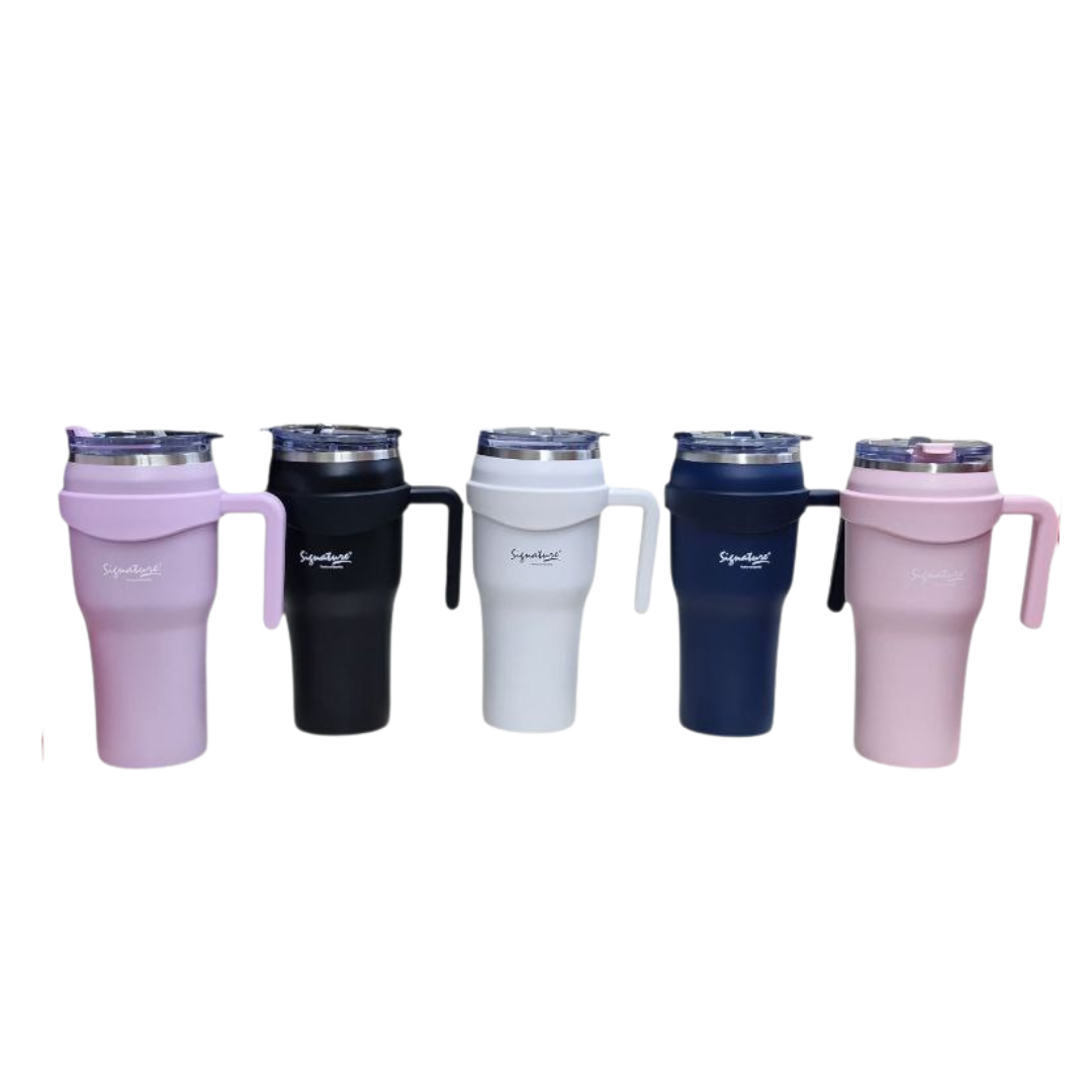 Signature SGYQ-1100C | 1100ML Stainless Steel Travel Mug – Vacuum Insulated, Leak-Proof & Colorful