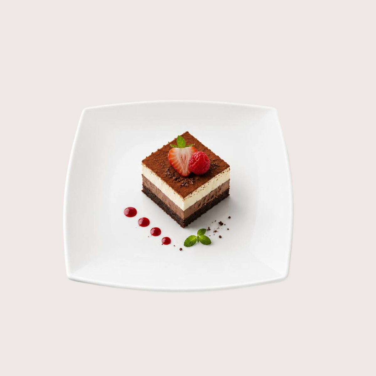 Signature Arris Square Glassware Plates โ Scratch-Resistant & Dishwasher Safe