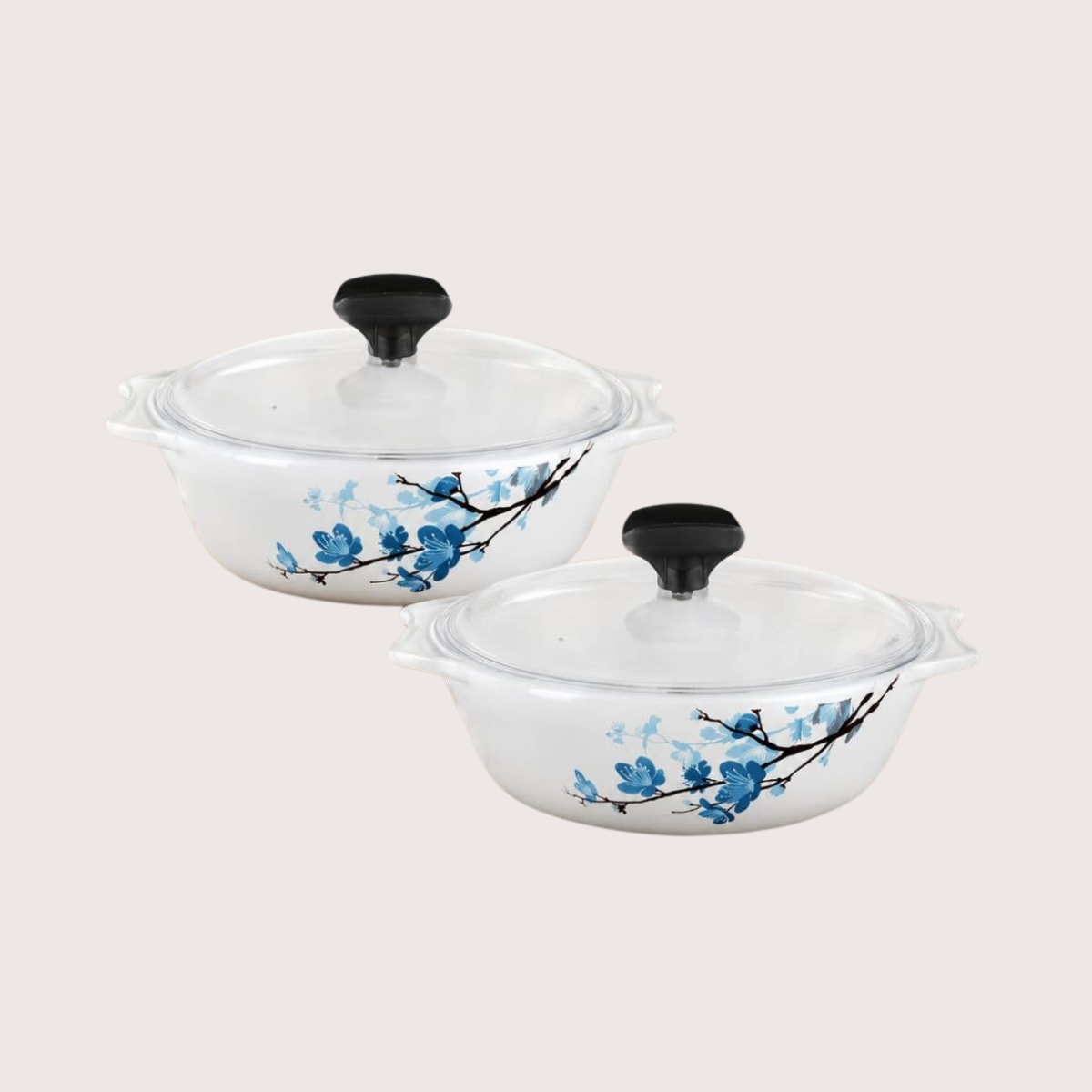 Signature Glass Casserole Dishes with Lids Kenya โ 4-Pc Borosilicate Serving Set, Oven & Freezer Safe