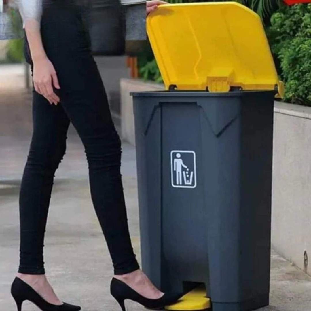 Pedal Push Dustbin Trash Bin