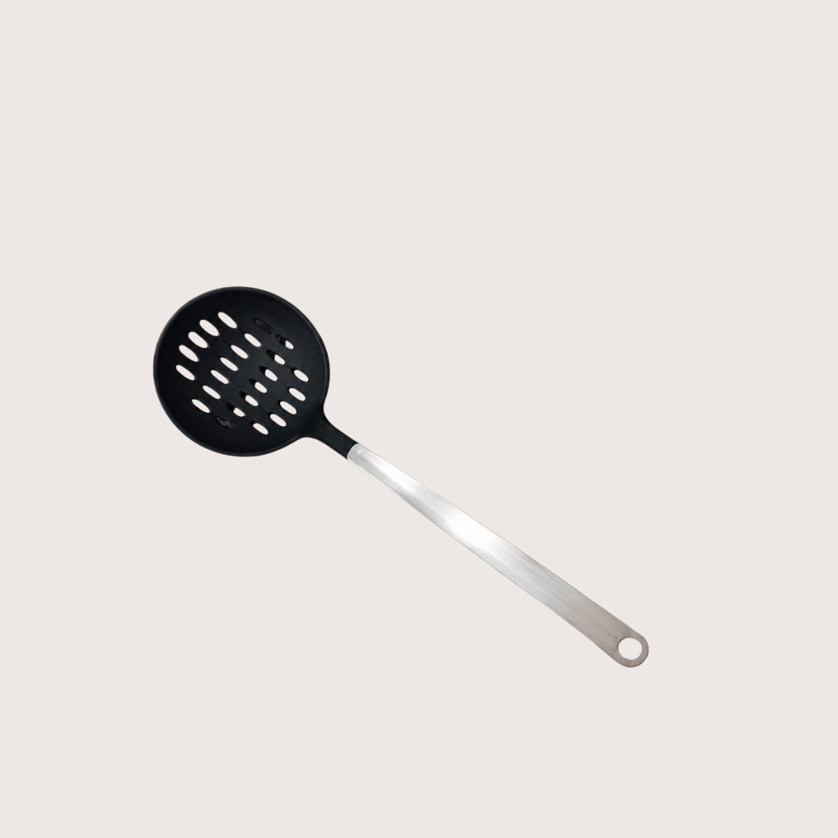Signature Skimmer Spoon – 14" Silicone Head, Stainless Steel Handle