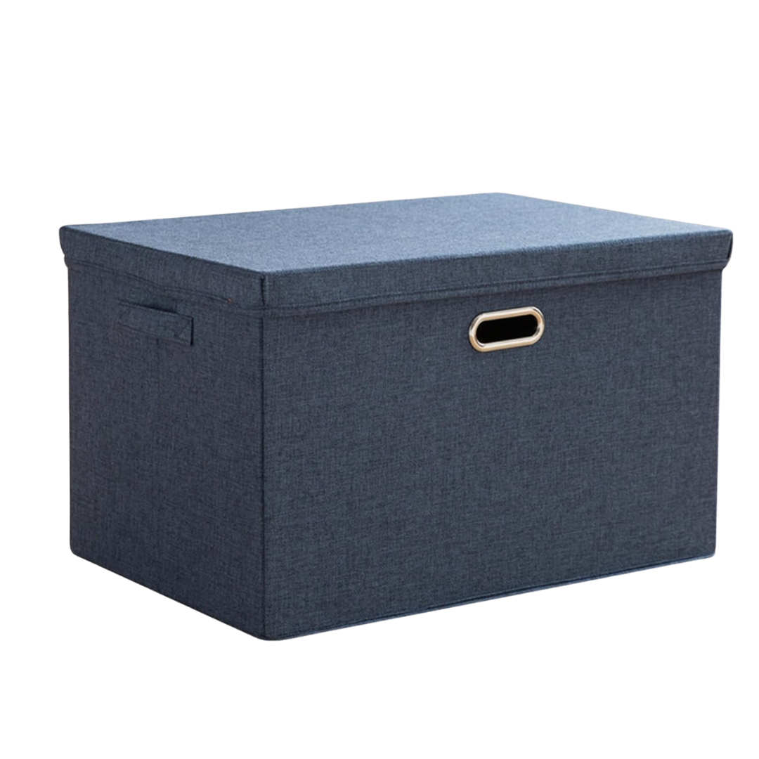 Foldable Storage Case, Foldable, Storage Box, With Lid, Clothes Storage Box, Toy Organizer, Large Capacity, With Lid, Metal Handle, Clothes Storage Box, Documents Organizer, Clothes Case, Toy Multi-functional