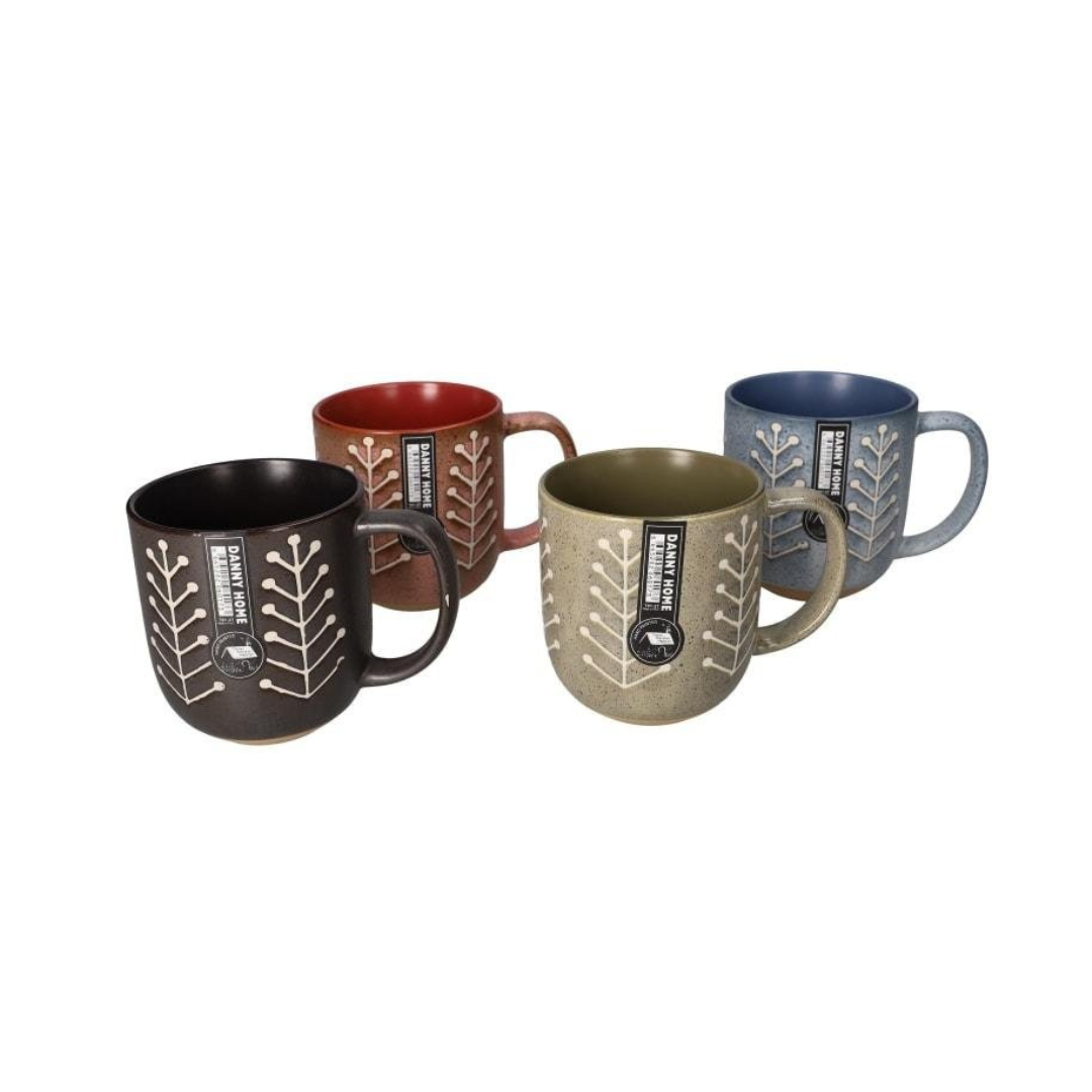 Danny Home Porcelain Mug Set 6pcs Elegant Coffee & Tea Cups | Modern Kitchenware Kenya
