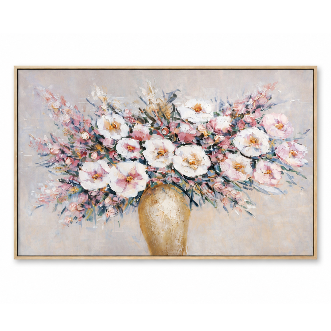 Handcrafted Floral Bouquet Artwork