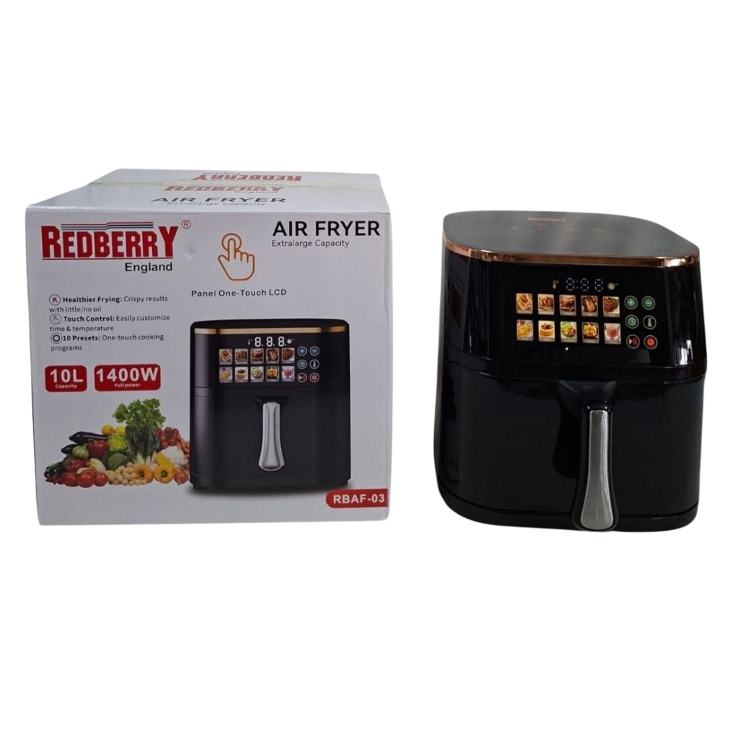 Redberry Premium Range Air Fryer RBAF-3 | 10 Litre