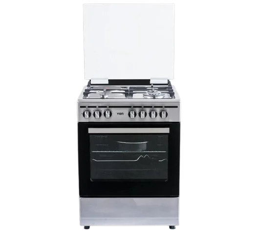 Von 3 Gas + 1 Electric VCF663151FSY Cooker Inox Grey 60cmx60cm