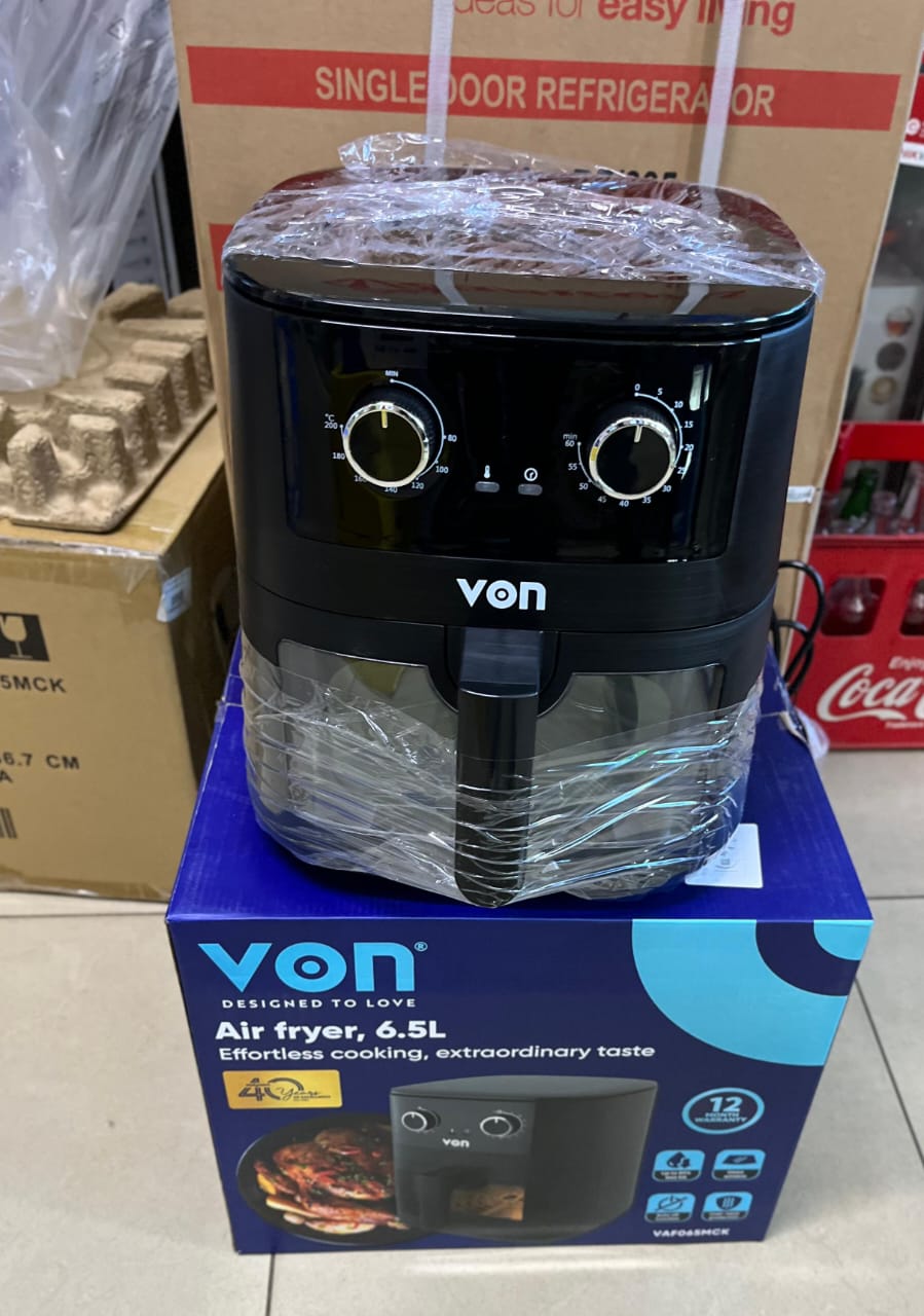 Von Air Fryer 6.5Litres manual air fryer