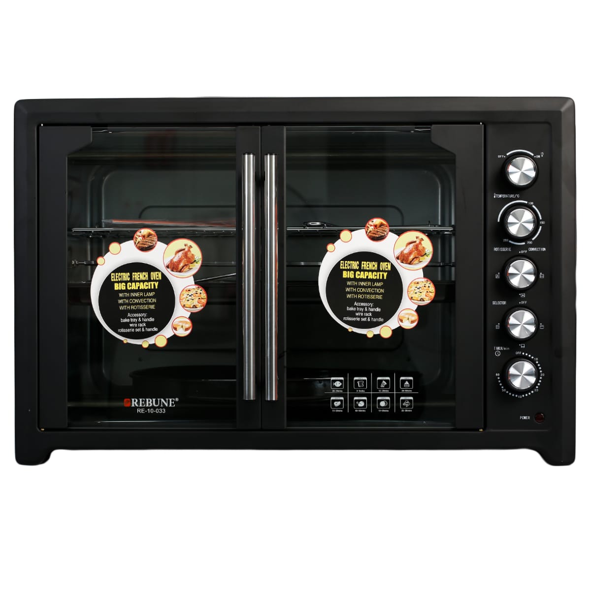 Rebune 120L French Oven with Rotisserie
