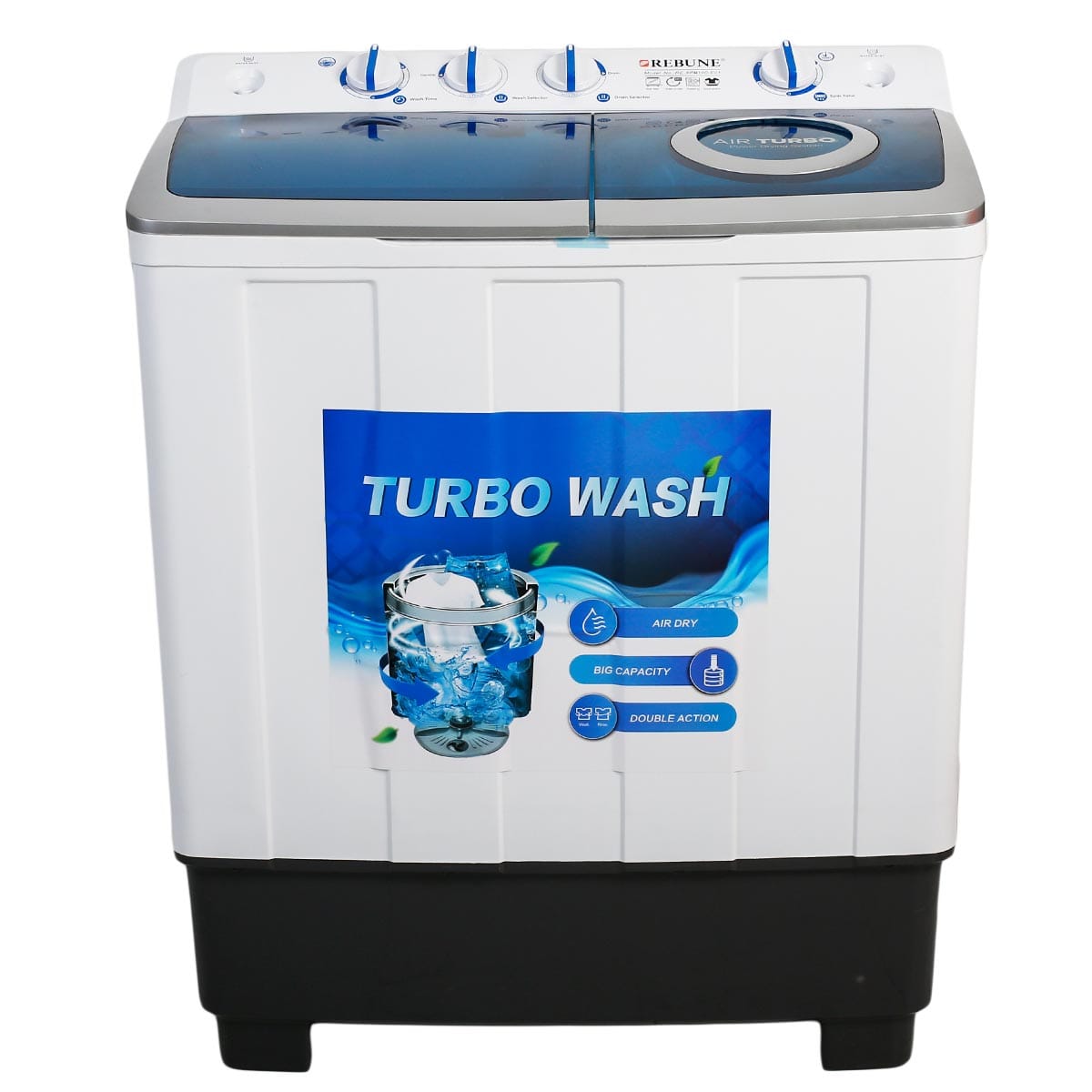 Rebune 10kg Twin Tub Washing Machine