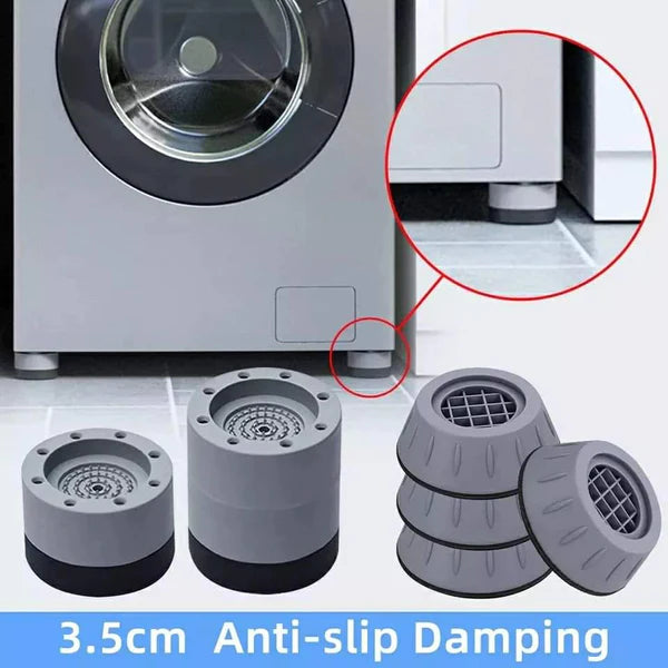 Anti Vibration Pads Washer Feet Pad /Universal Washing Machine Anti-Skid Roller / Furniture Lifting Foot Base