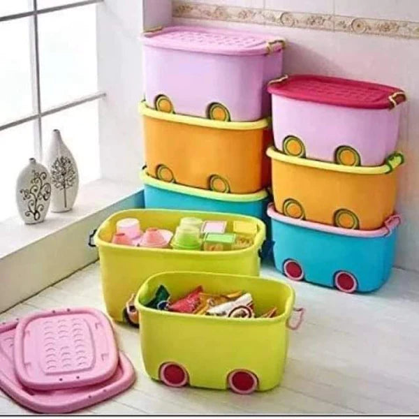 Toy storage buckets