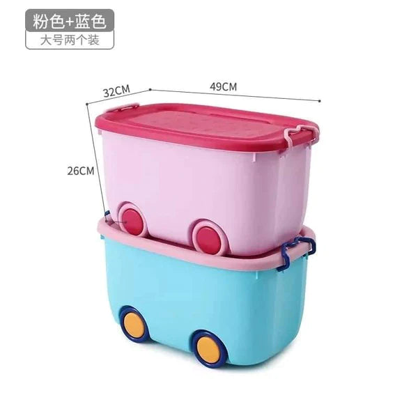 Toy storage buckets