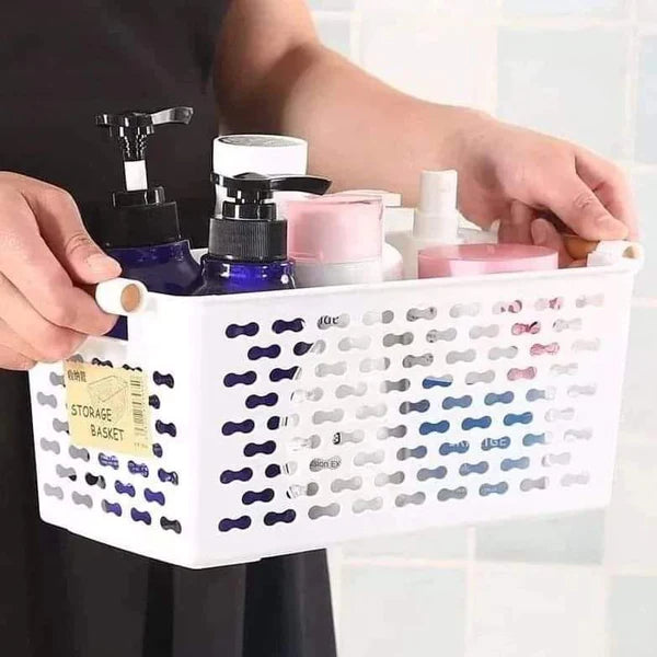 3 Piece Plastic Kitchen Pantry Organizer Storage Basket Multifunctional Baskets-3pcs