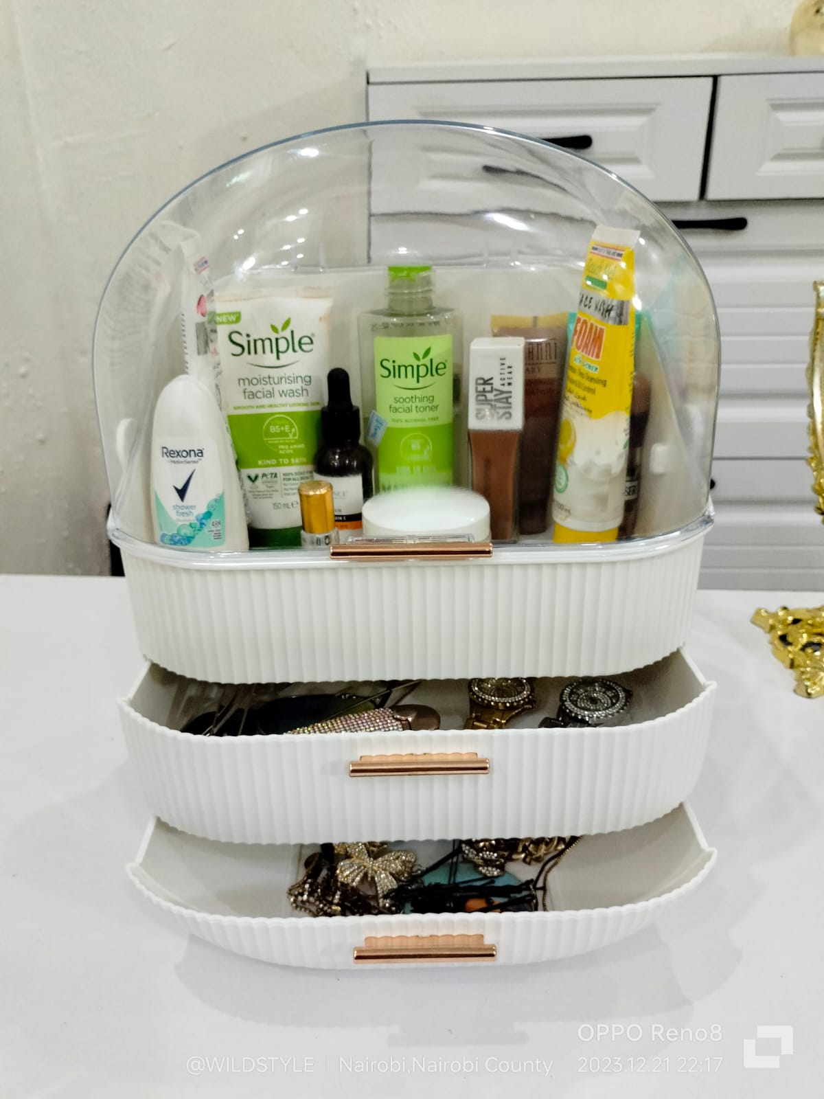 Luxury Big Capacity Cosmetic Storage Organizer box