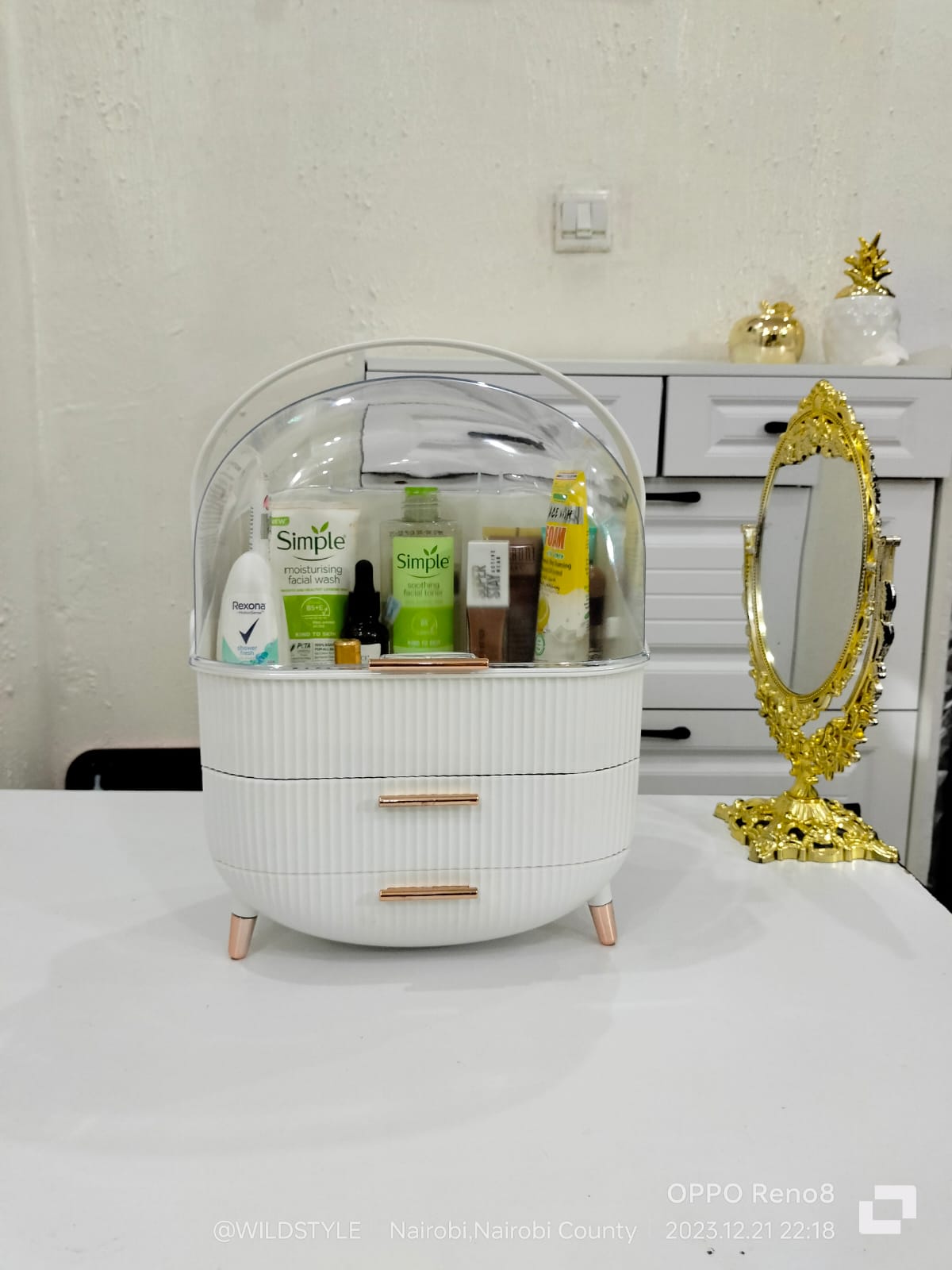 Luxury Big Capacity Cosmetic Storage Organizer box