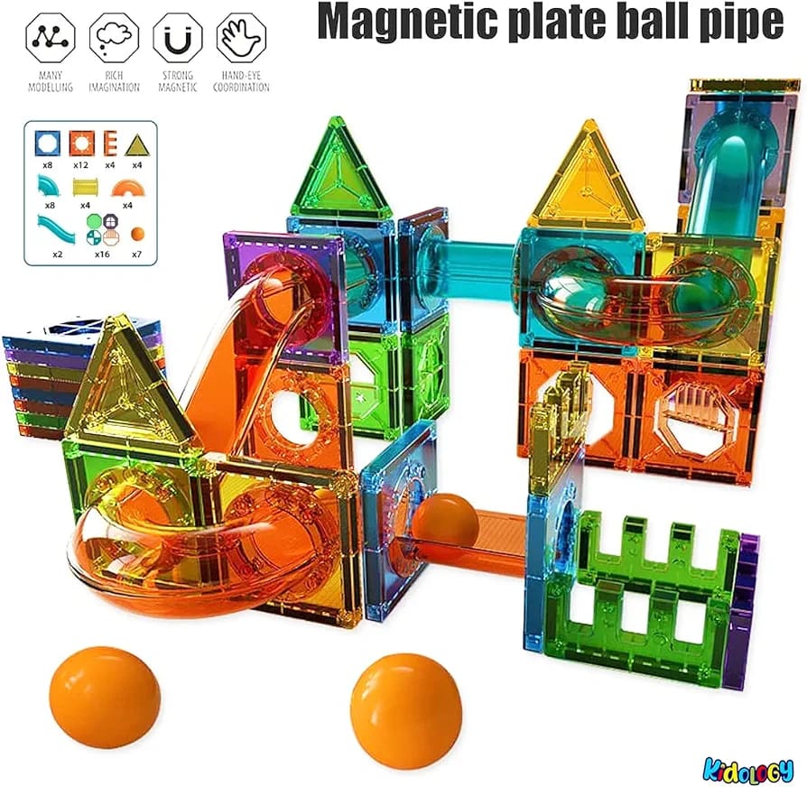 78pcs Creative magnetic blocks Tiles
