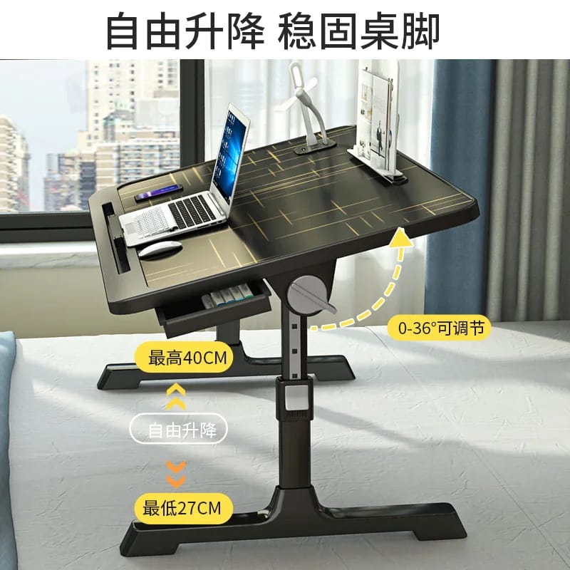 Adjustable laptop desk