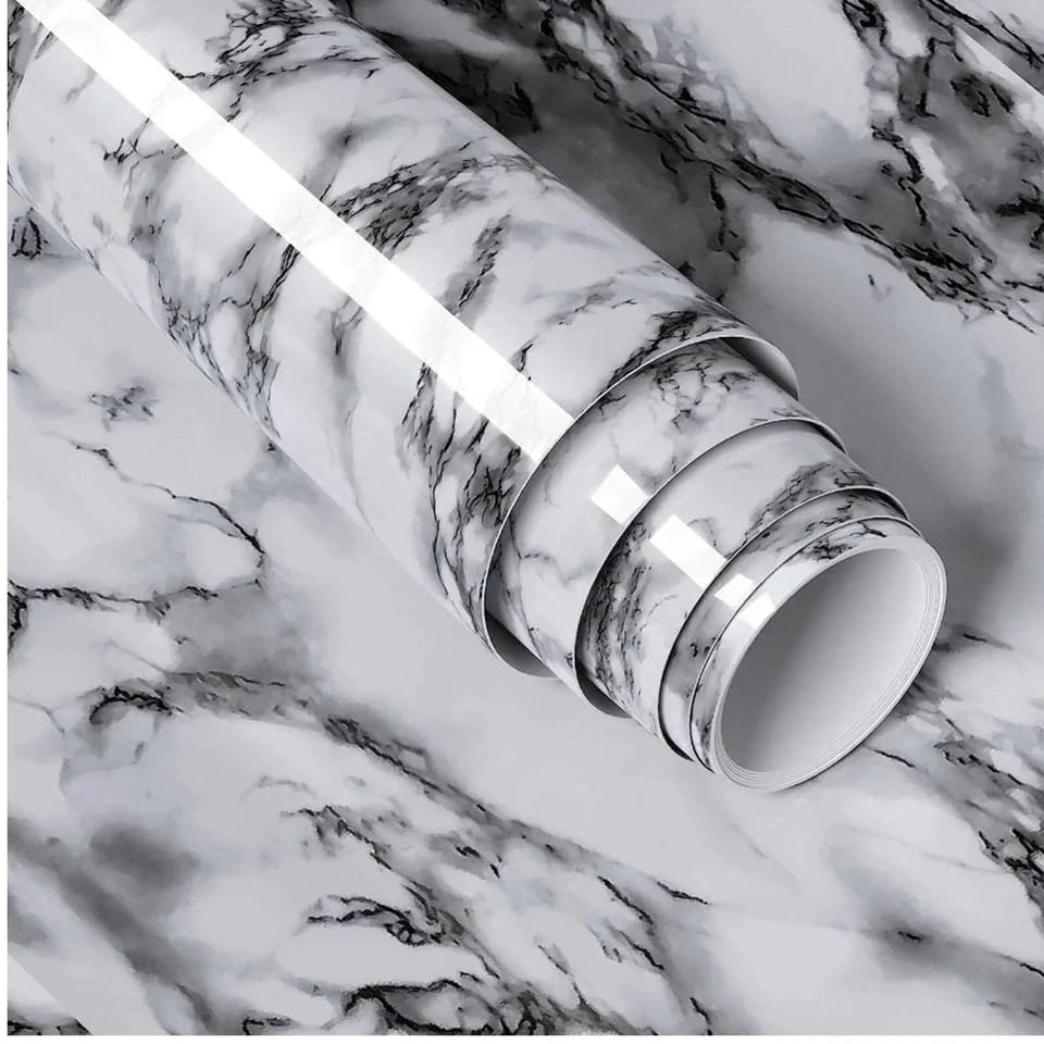 Self adhesive marble contact paper