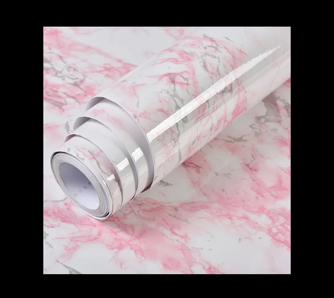 Self adhesive marble contact paper