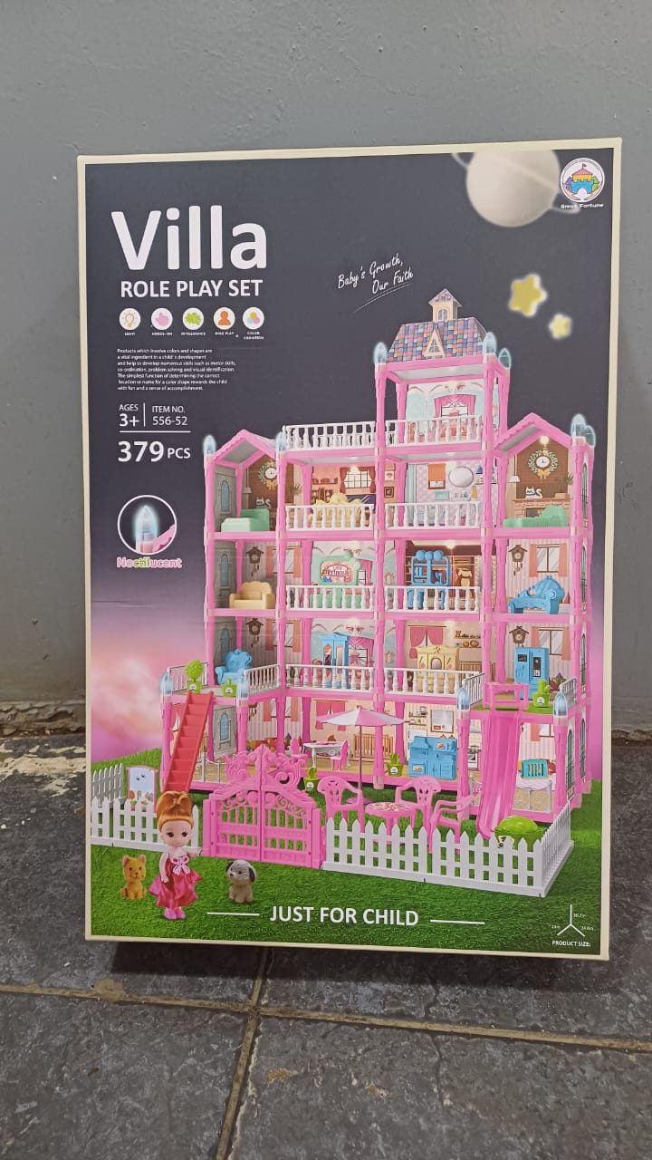 Glowing by the Night Doll house