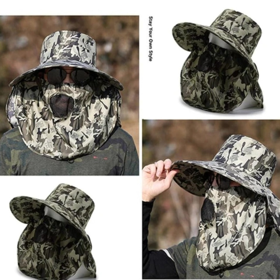 Casual camouflage sport bucket boonie hat.