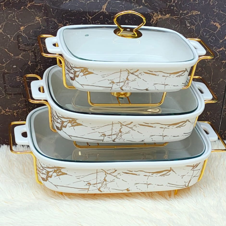 Ceramic food warmers/serving bowls