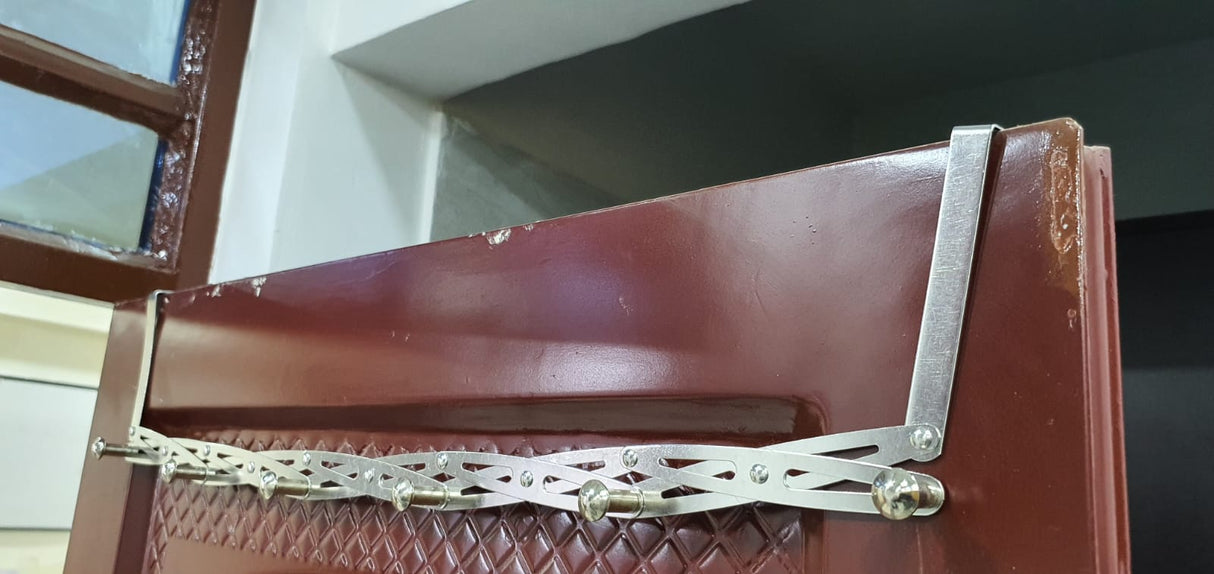 Retracting Behind the door 6 hook hanger