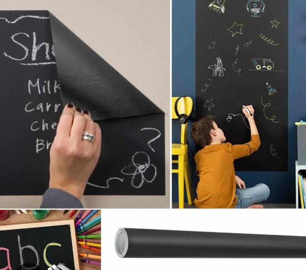 Adhesive Black Board Paper