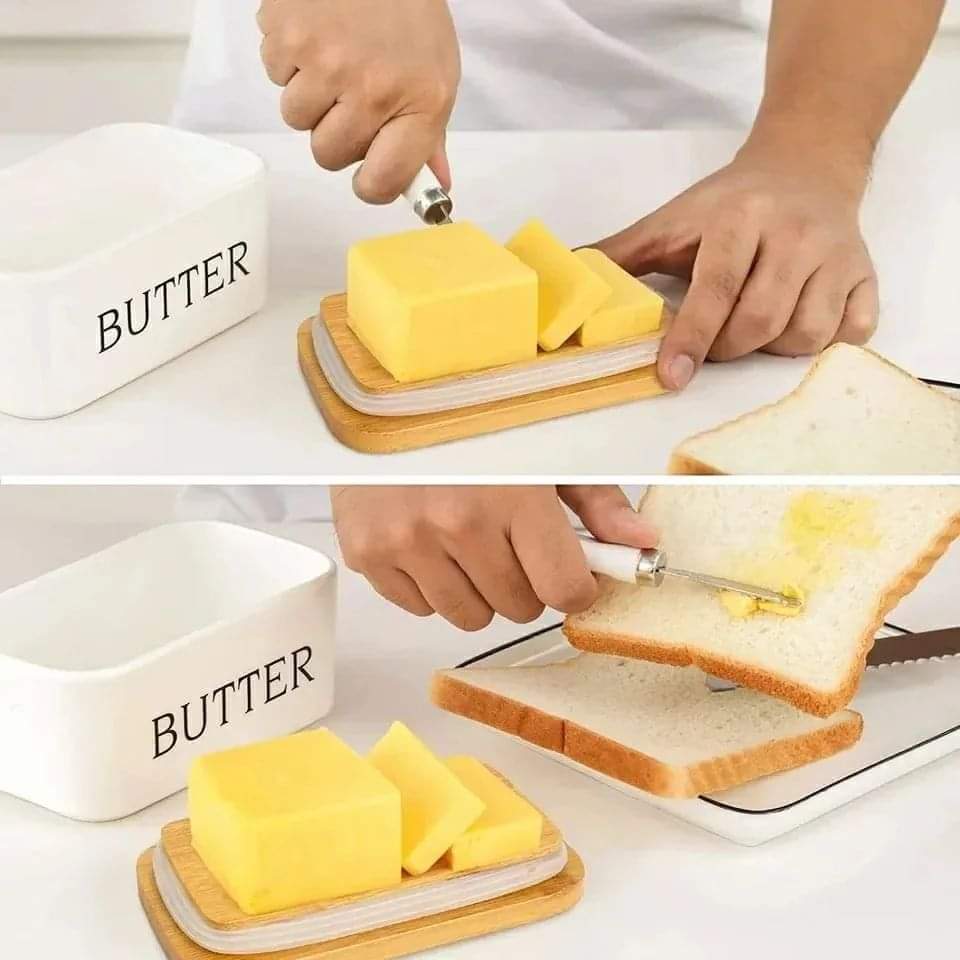 Butter spread kit Ceramic container.