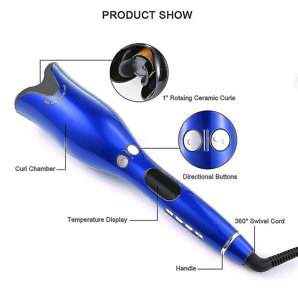 Hair spin and curl tool